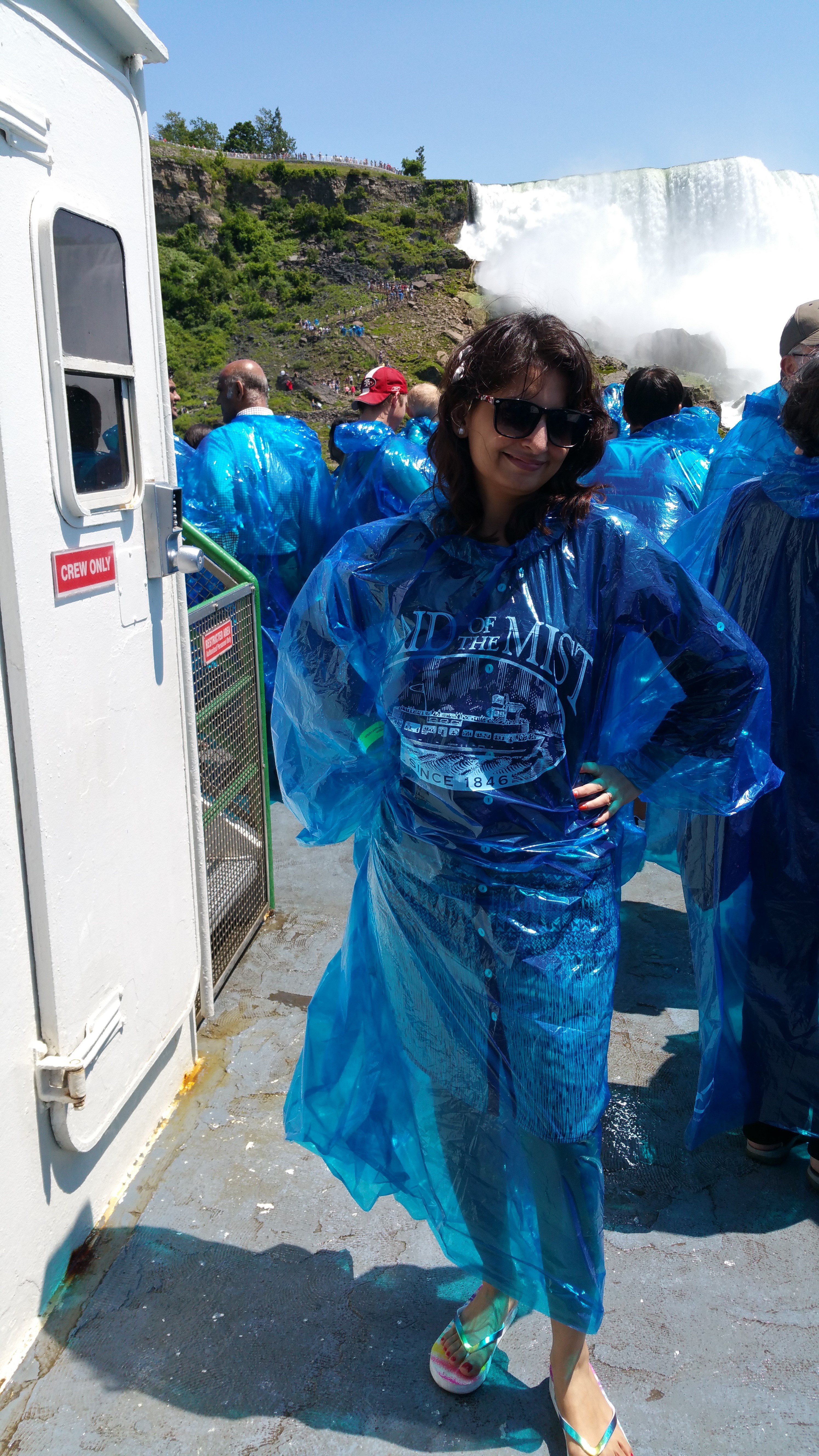All set to experience the Falls, Maid of the Mist, The Niagara State Park, NY, USA
